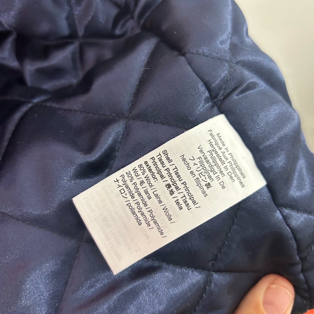 J. Crew Orange Lodge Wool 00p Coat Jacket - Picture 4 of 8